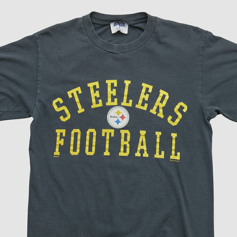 Pittsburgh Steelers CSA 2000s T-shirt - Charcoal Vintage on sale