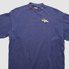 Denver Broncos 90s Pullover Sweatshirt - Navy Vintage for sale