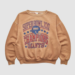 New York Giants Signal 1987 Pullover Sweatshirt - Tan Vintage cheap