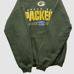Green Bay Packers NFL 2000s Hooded Pullover Sweatshirt - Green Vintage online