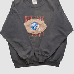 New York Giants Artex Sportswear 90s Pullover Sweatshirt - Charcoal Vintage cheap