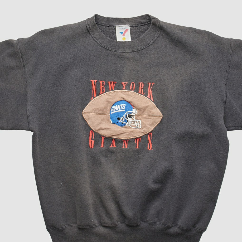 New York Giants Artex Sportswear 90s Pullover Sweatshirt - Charcoal Vintage cheap
