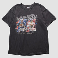 Superbowl XLII NFL 2008 T-shirt - Black Vintage online