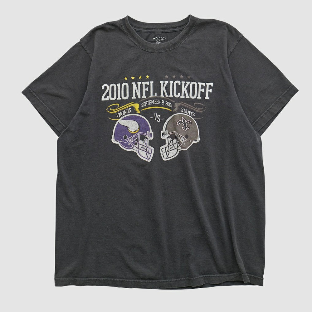 NFL Kickoff Reebok 2010 T-shirt - Charcoal Vintage for sale