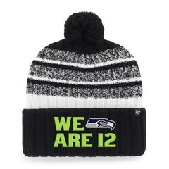 Seattle Seahawks '47 Local Cuffed Knit Hat with Pom - Black on sale