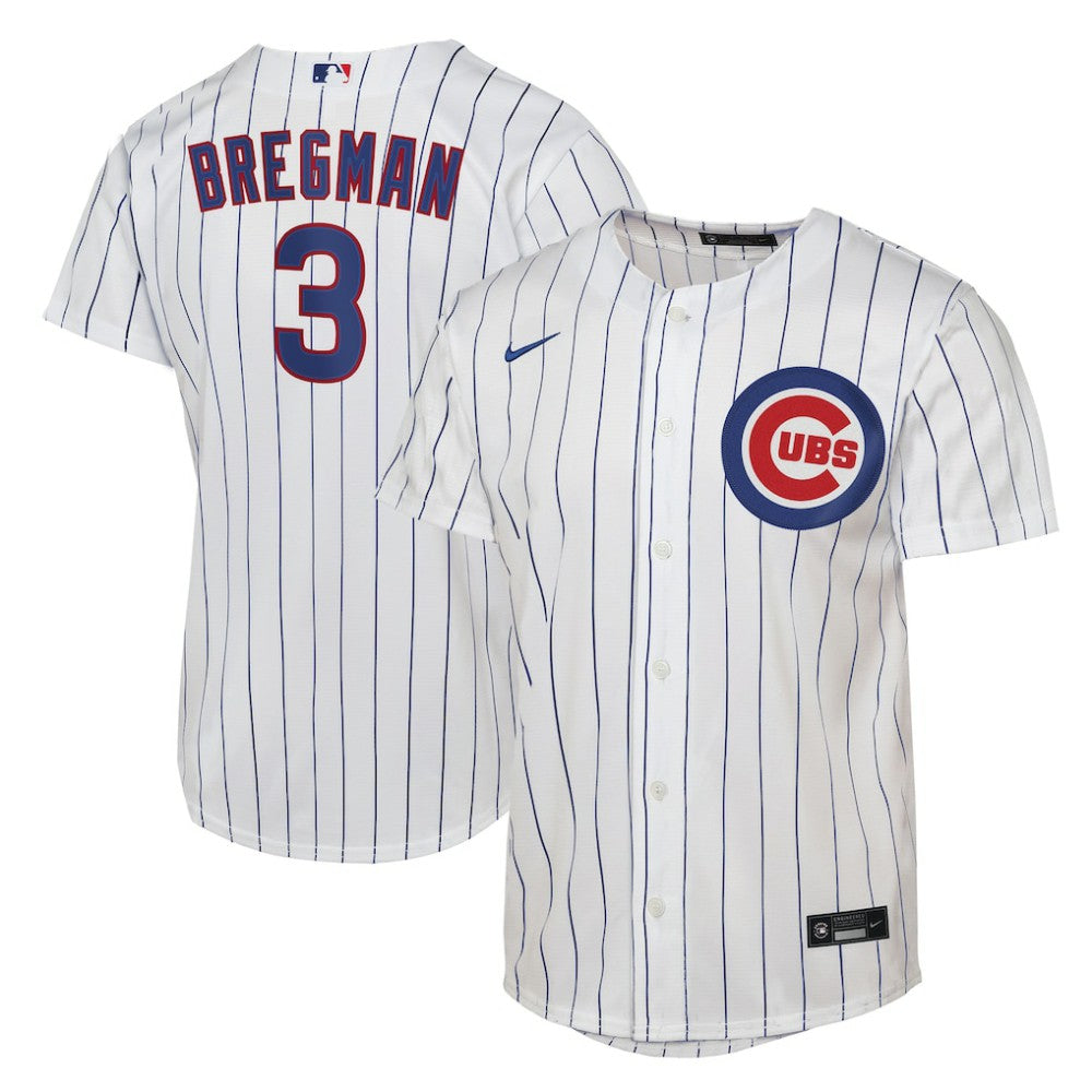 Alex Bregman Chicago Cubs Youth Home Replica Jersey White