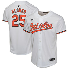 Pete Alonso Baltimore Orioles Youth Game Player Jersey White