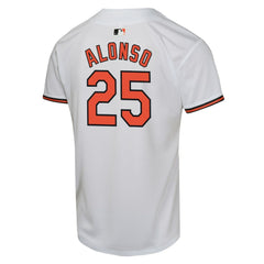 Pete Alonso Baltimore Orioles Youth Game Player Jersey White
