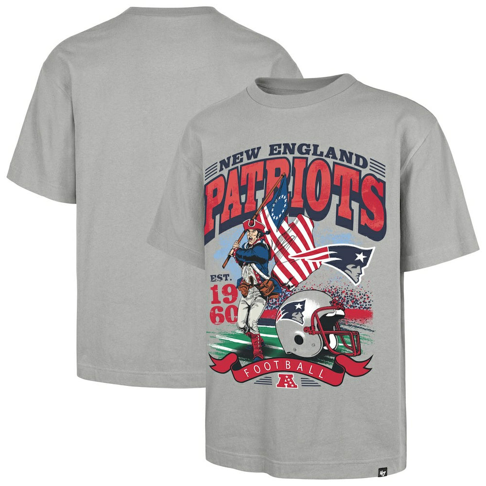 New England Patriots '47 Regional Foundation T-Shirt - Gray sale