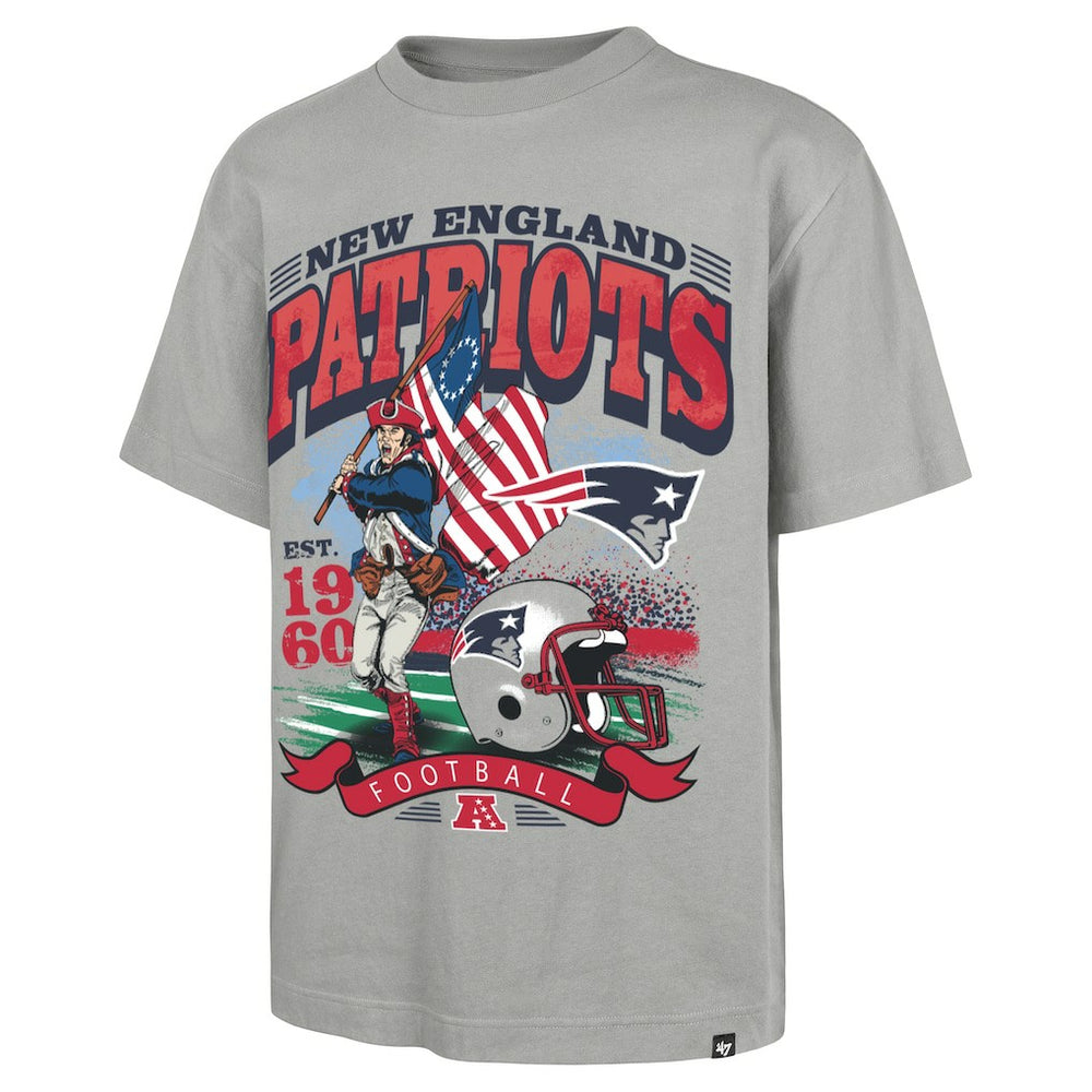 New England Patriots '47 Regional Foundation T-Shirt - Gray sale