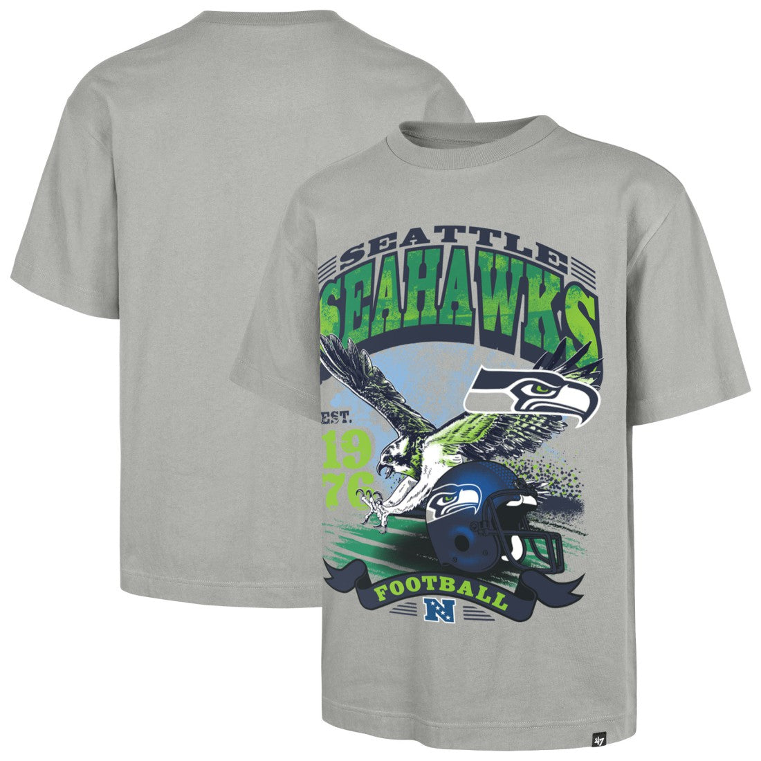 Seattle Seahawks '47 Regional Foundation T-Shirt - Gray on sale