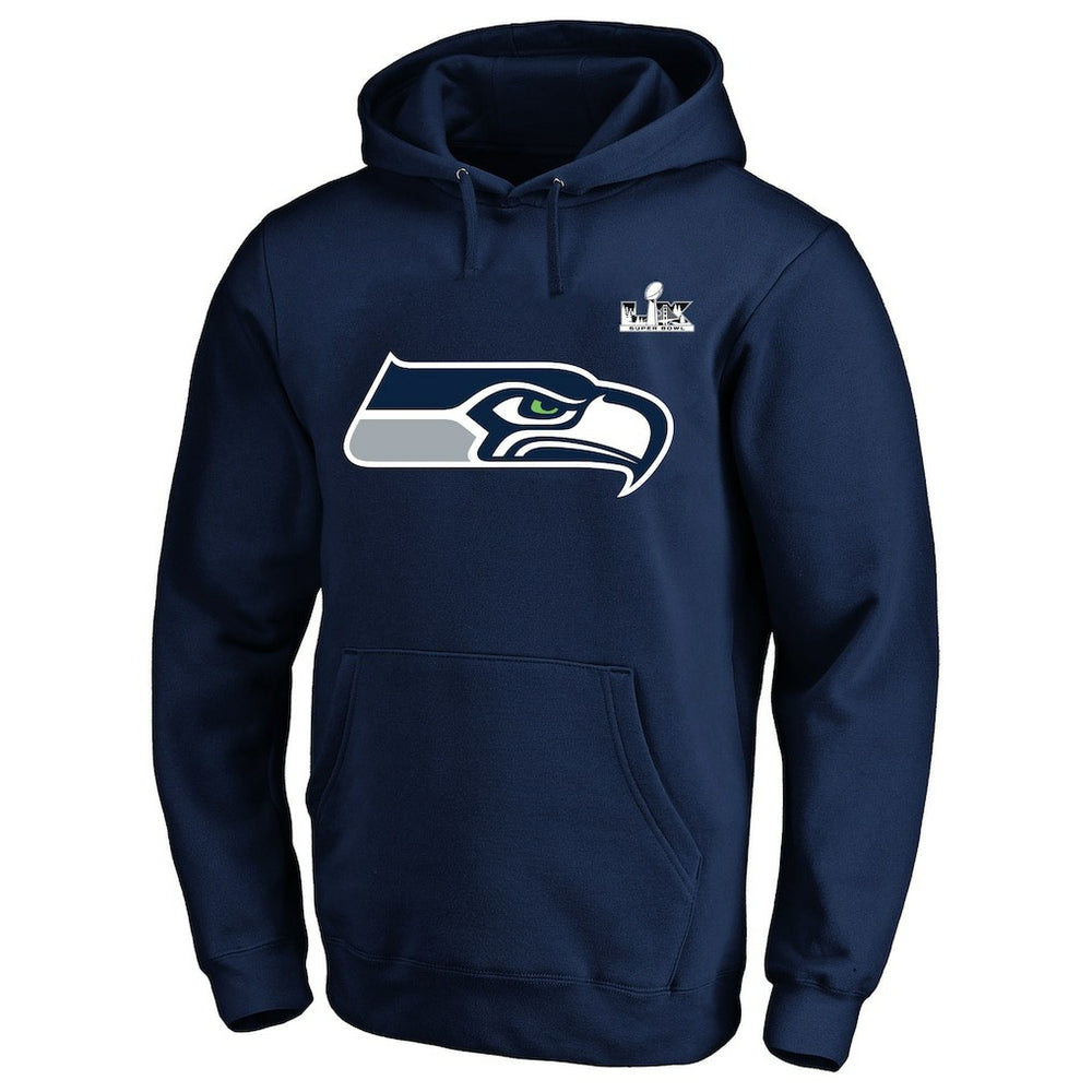 Jaxon Smith-Njigba Seattle Seahawks Super Bowl LX Champions Big & Tall Name & Number Fleece Hoodie - College Navy on sale