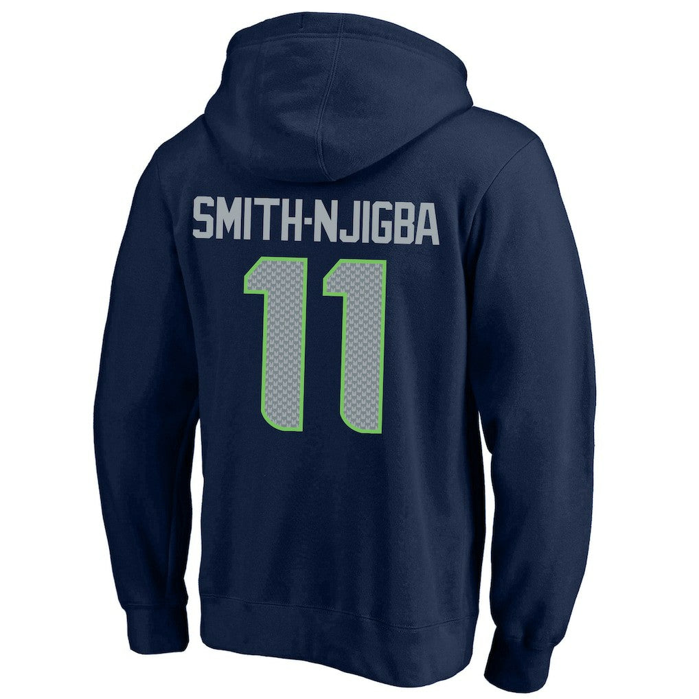 Jaxon Smith-Njigba Seattle Seahawks Super Bowl LX Champions Big & Tall Name & Number Fleece Hoodie - College Navy on sale