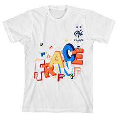 France National Team Youth FFF T-Shirt - White sale
