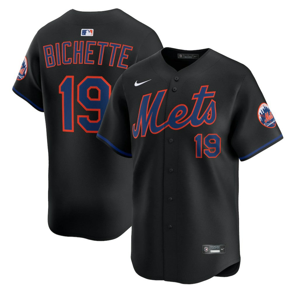 Bo Bichette New York Mets Alternate Limited Jersey Black