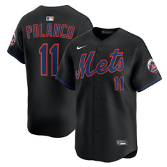 Jorge Polanco New York Mets Alternate Limited Jersey Black