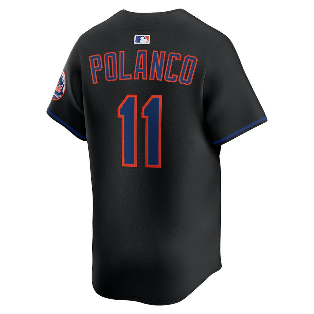 Jorge Polanco New York Mets Alternate Limited Jersey Black