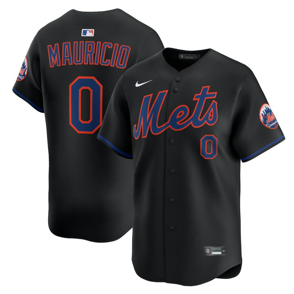 Ronny Mauricio New York Mets Alternate Limited Jersey Black