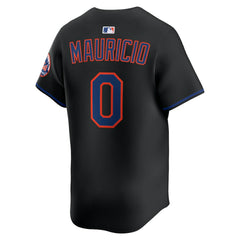 Ronny Mauricio New York Mets Alternate Limited Jersey Black