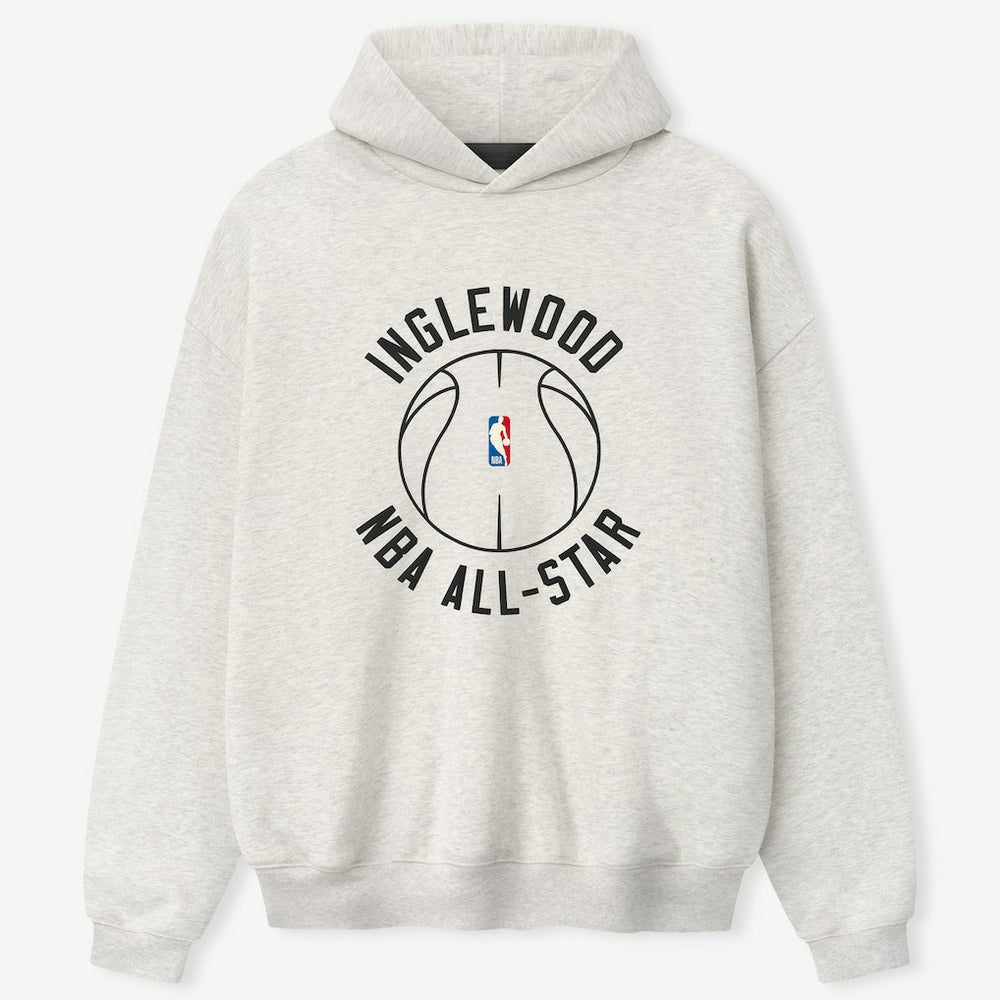 Fear of God Unisex 2026 NBA All-Star Game x Inglewood 90's Hoodie - Heather Gray cheap