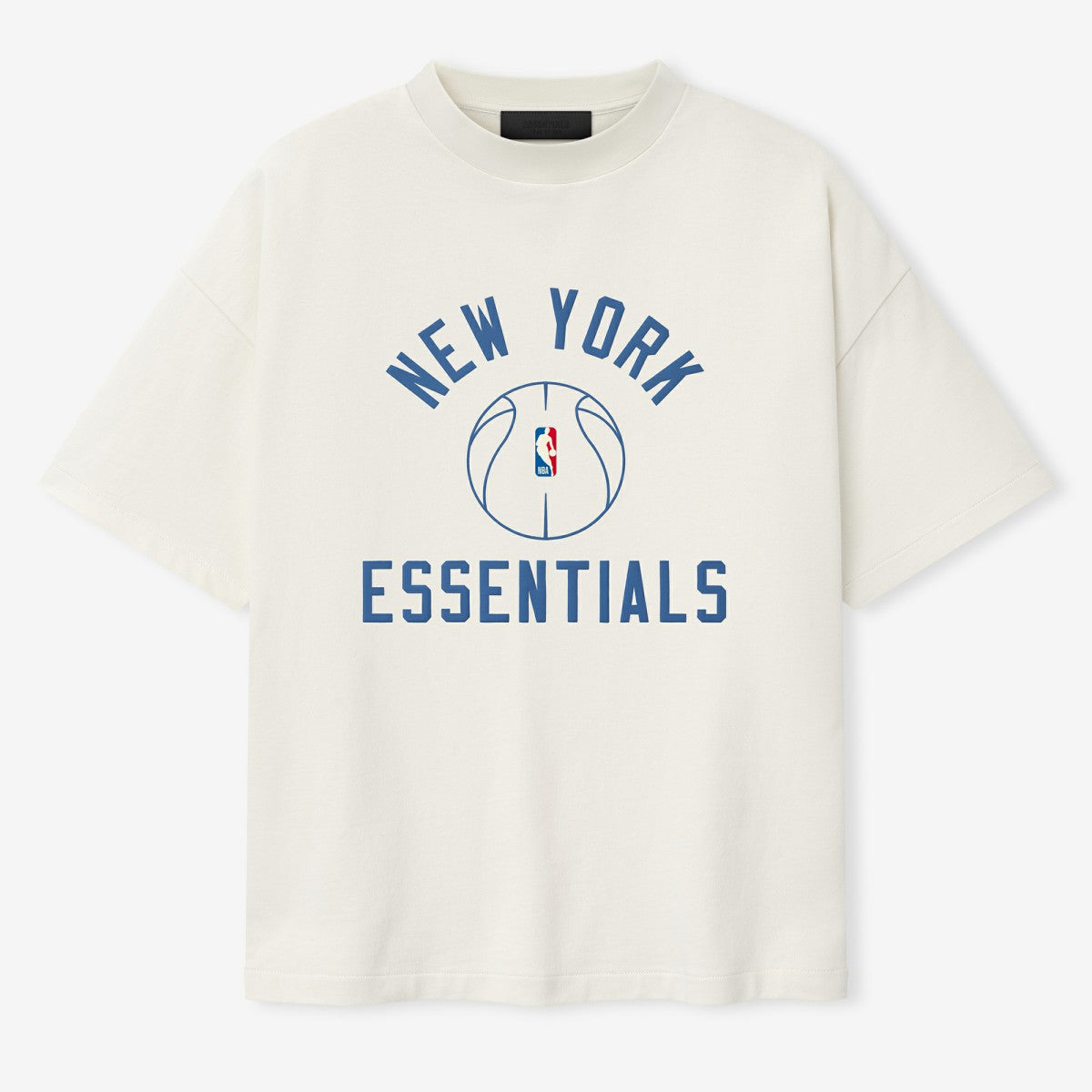 New York Knicks Fear of God x Barkley L. Hendricks Unisex 90's T-Shirt - Cream sale