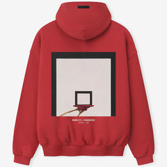 Philadelphia 76ers Fear of God x Barkley L. Hendricks Unisex 90's Hoodie - Red for sale
