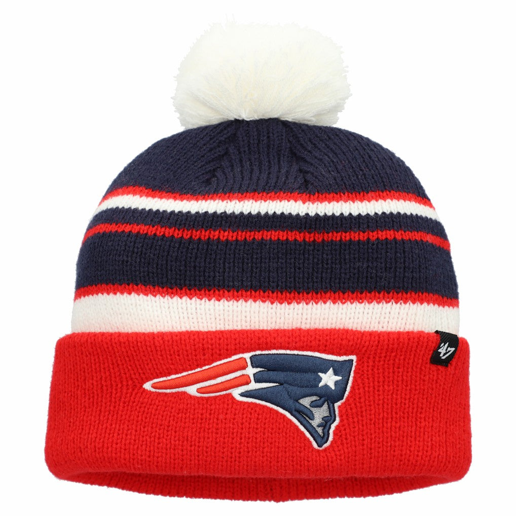 New England Patriots '47 Preschool Peewee Cuffed Knit Hat with Pom - Red cheap