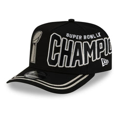 Seattle Seahawks New Era Super Bowl LX Champions Parade A-Frame 9FIFTY Snapback Hat - Black discount