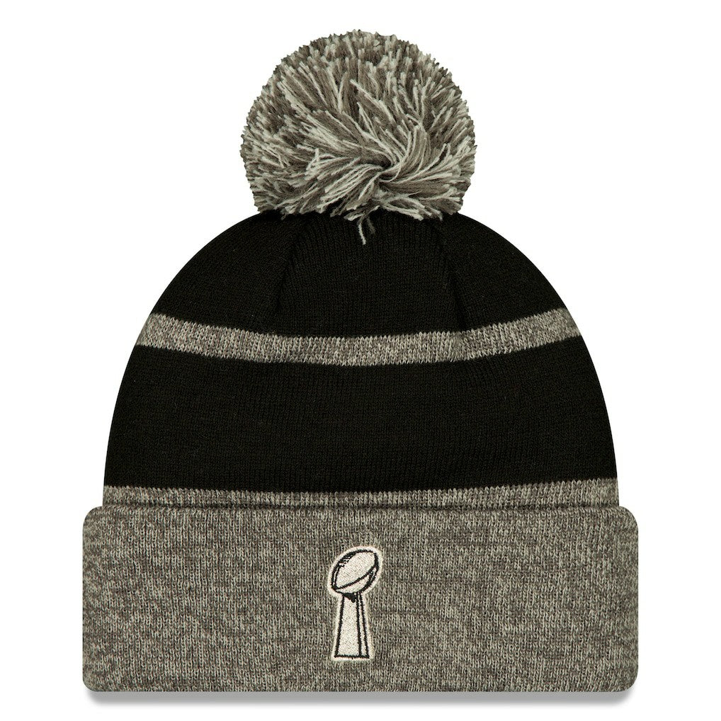 Seattle Seahawks New Era Super Bowl LX Champions Parade Cuffed Knit Hat with Pom - Black for sale