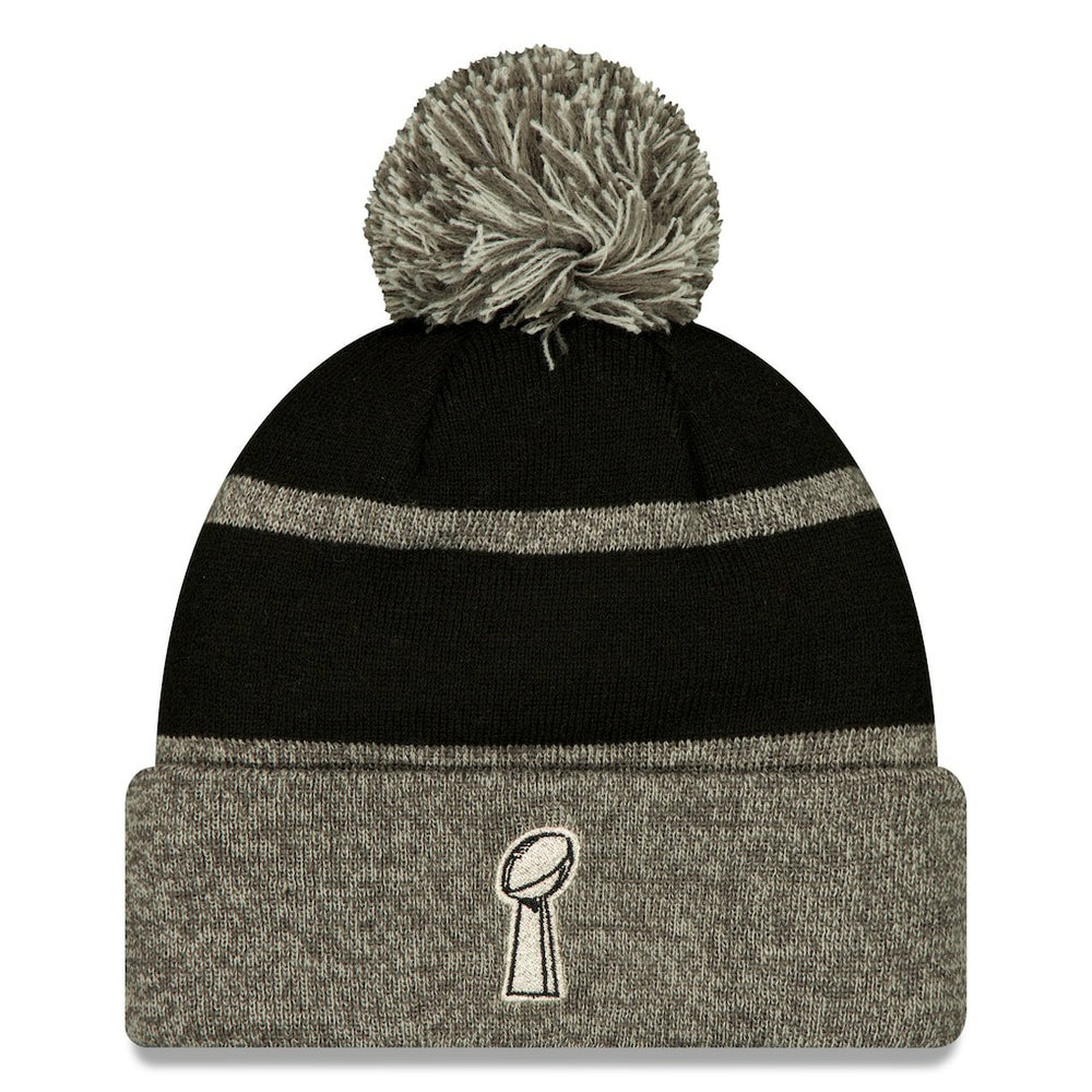 Seattle Seahawks New Era Super Bowl LX Champions Parade Cuffed Knit Hat with Pom - Black for sale