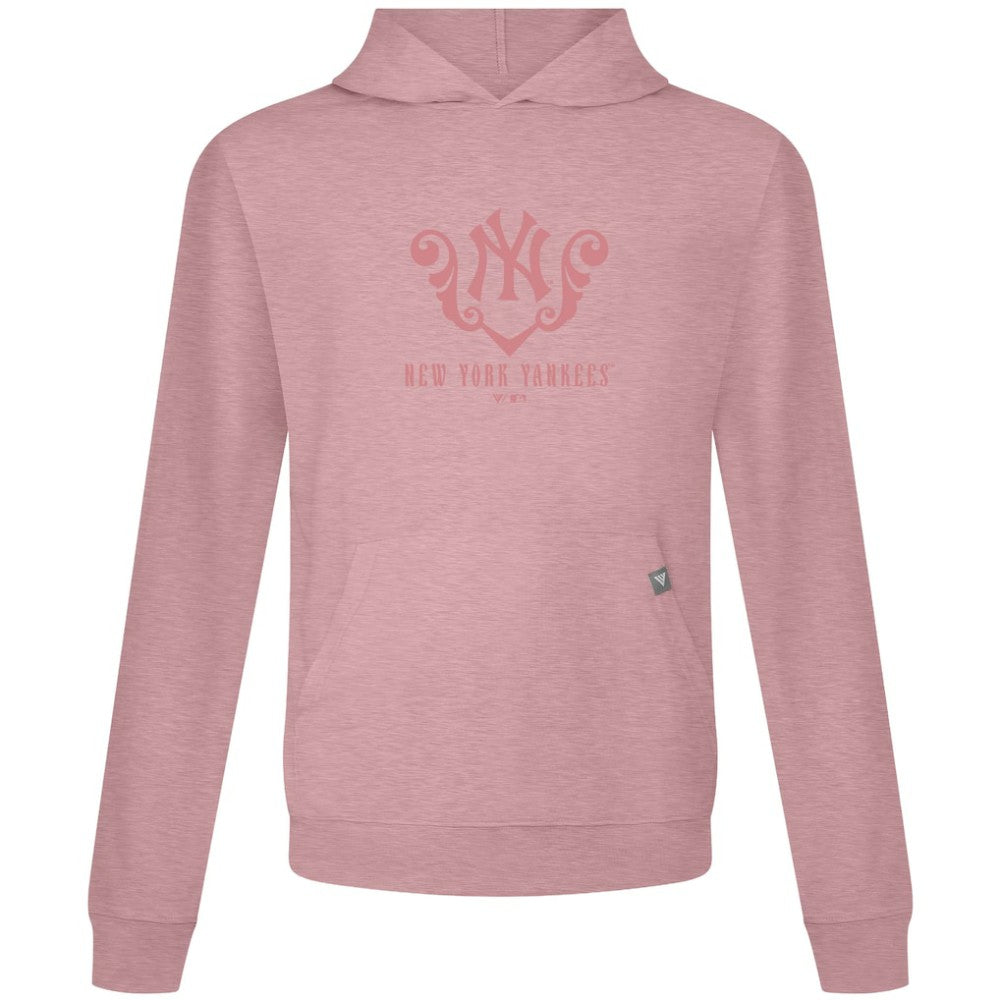 New York Yankees Levelwear Bridal Rose Relay Pullover Hoodie Pink