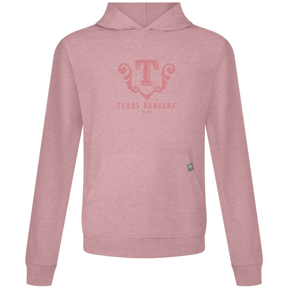 Texas Rangers Levelwear Bridal Rose Relay Pullover Hoodie Pink