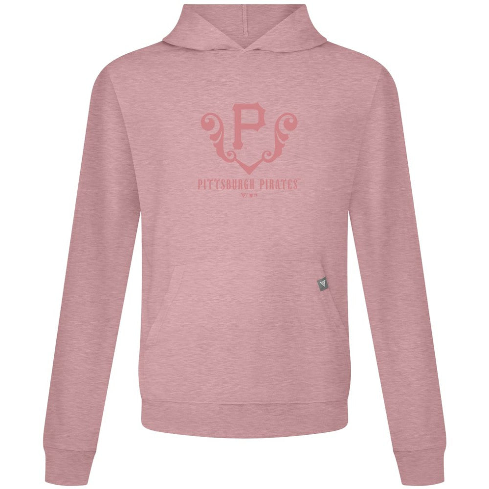 Pittsburgh Pirates Levelwear Bridal Rose Relay Pullover Hoodie Pink