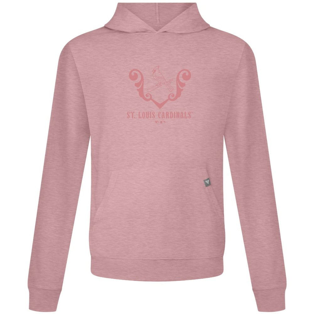 St. Louis Cardinals Levelwear Bridal Rose Relay Pullover Hoodie Pink