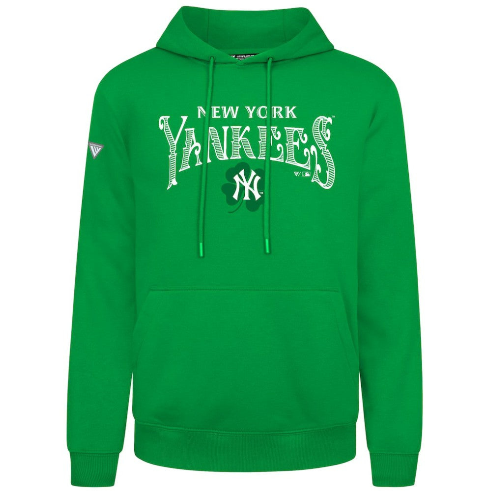 New York Yankees Levelwear St. Patrick's Day Podium Hoodie Green