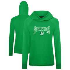 Athletics Levelwear Women's St. Patrick's Day Slender Raglan Hoodie Green