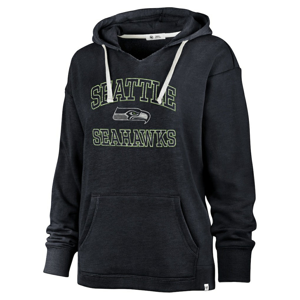 Seattle Seahawks '47 Women's Clarity Naomi Hoodie - Navy outlet