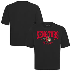Ottawa Senators Levelwear Luxe Signature Knit T-Shirt - Black T-shirts
