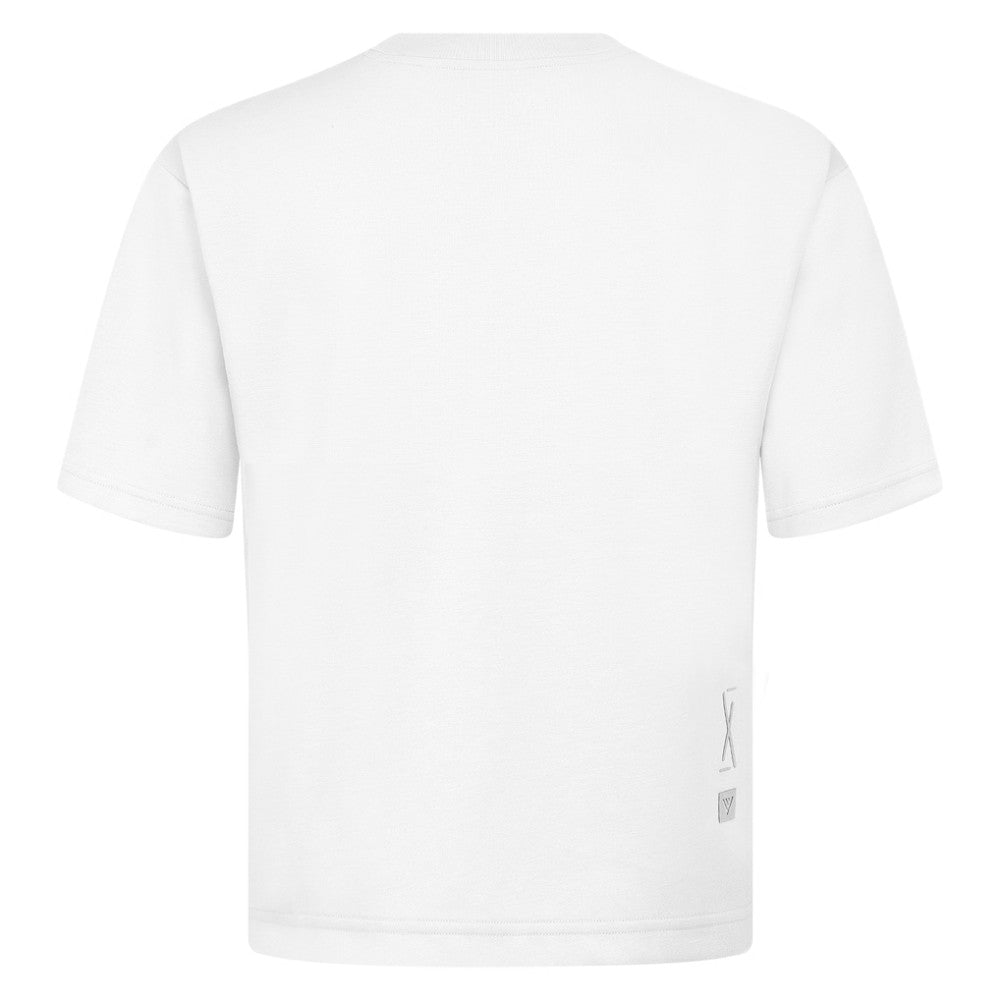 Calgary Flames Levelwear Luxe Signature Knit T-Shirt - White T-shirts