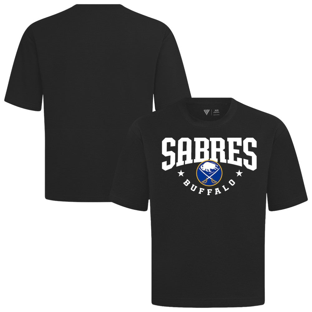 Buffalo Sabres Levelwear Luxe Signature Knit T-Shirt - Black T-shirts
