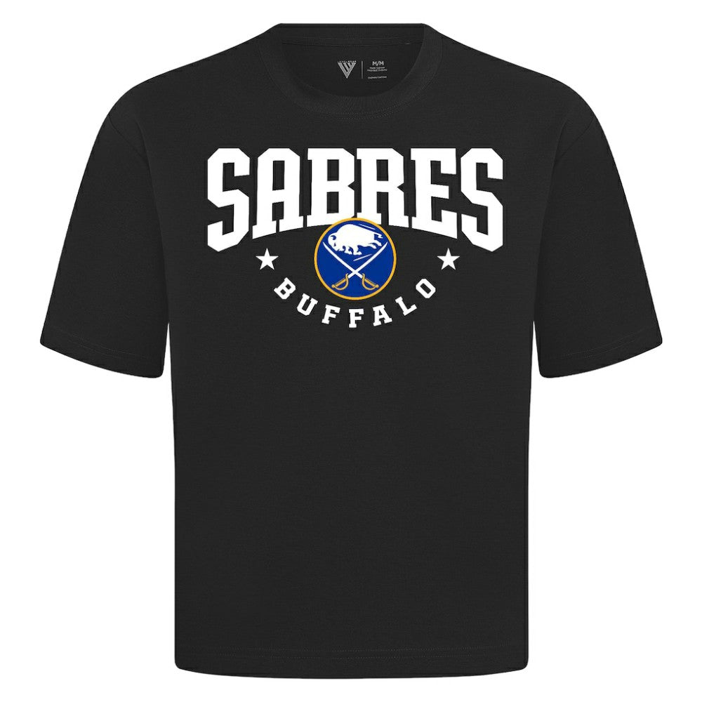 Buffalo Sabres Levelwear Luxe Signature Knit T-Shirt - Black T-shirts