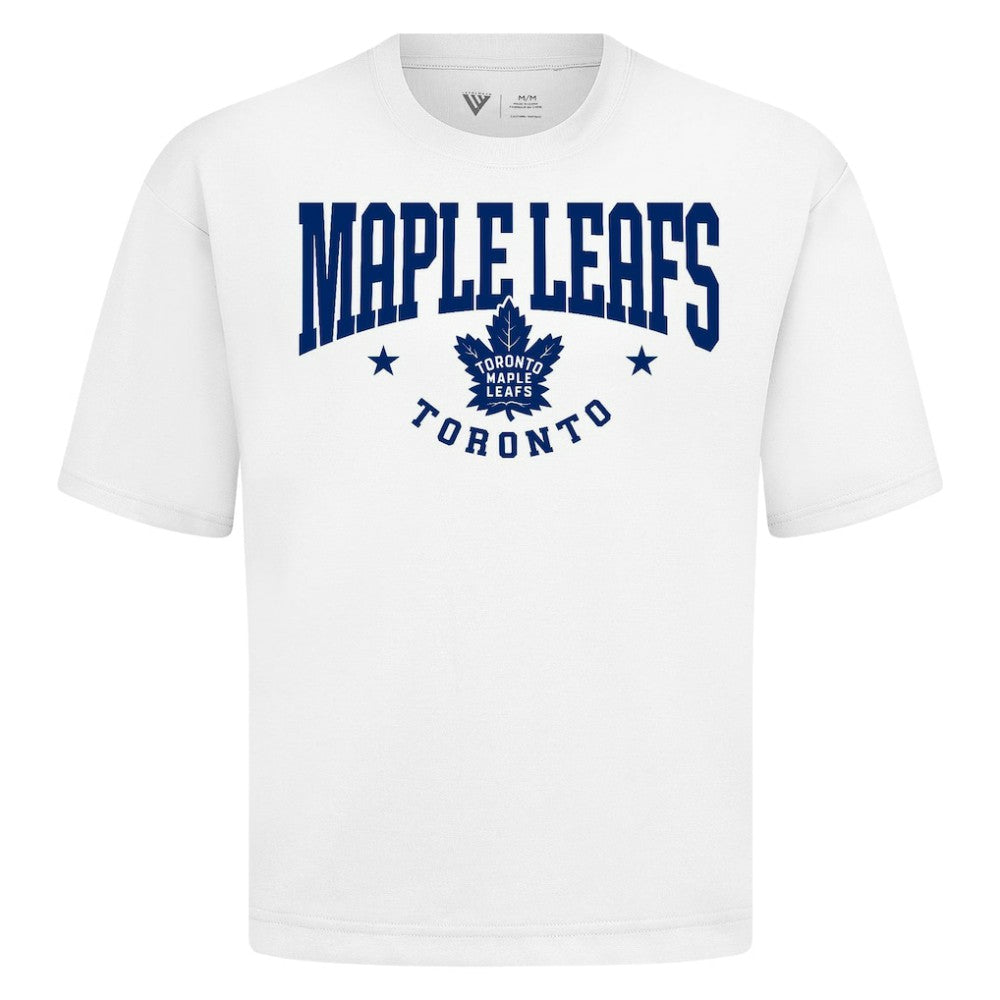 Toronto Maple Leafs Levelwear Luxe Signature Knit T-Shirt - White T-shirts