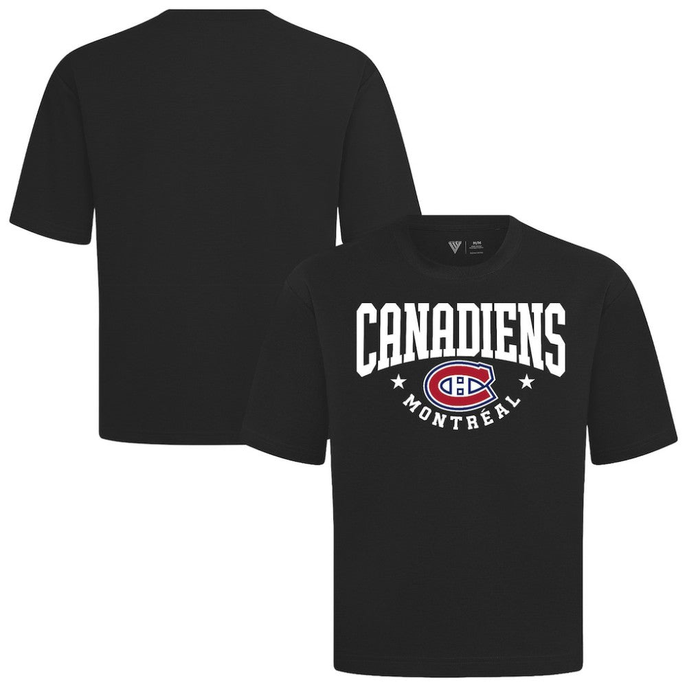 Montreal Canadiens Levelwear Luxe Signature Knit T-Shirt - Black T-shirts