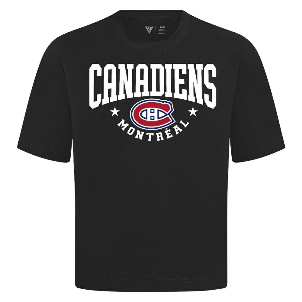 Montreal Canadiens Levelwear Luxe Signature Knit T-Shirt - Black T-shirts