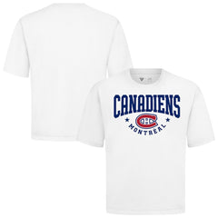 Montreal Canadiens Levelwear Luxe Signature Knit T-Shirt - White T-shirts