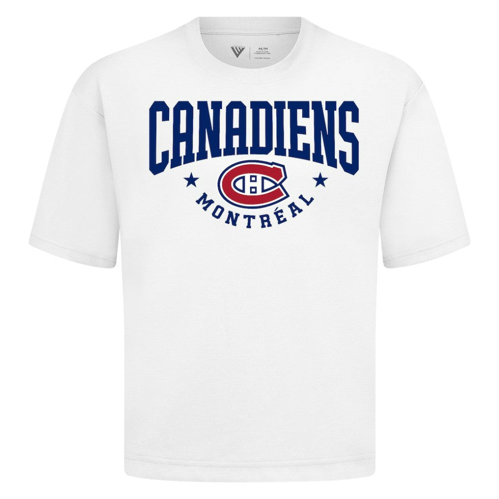 Montreal Canadiens Levelwear Luxe Signature Knit T-Shirt - White T-shirts