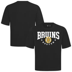 Boston Bruins Levelwear Luxe Signature Knit T-Shirt - Black T-shirts