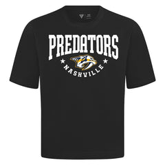 Nashville Predators Levelwear Luxe Signature Knit T-Shirt - Black T-shirts