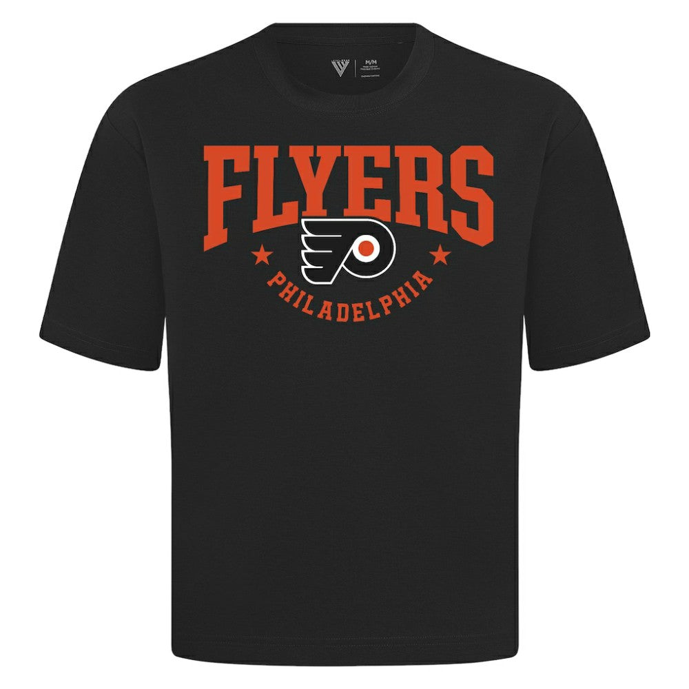 Philadelphia Flyers Levelwear Luxe Signature Knit T-Shirt - Black T-shirts