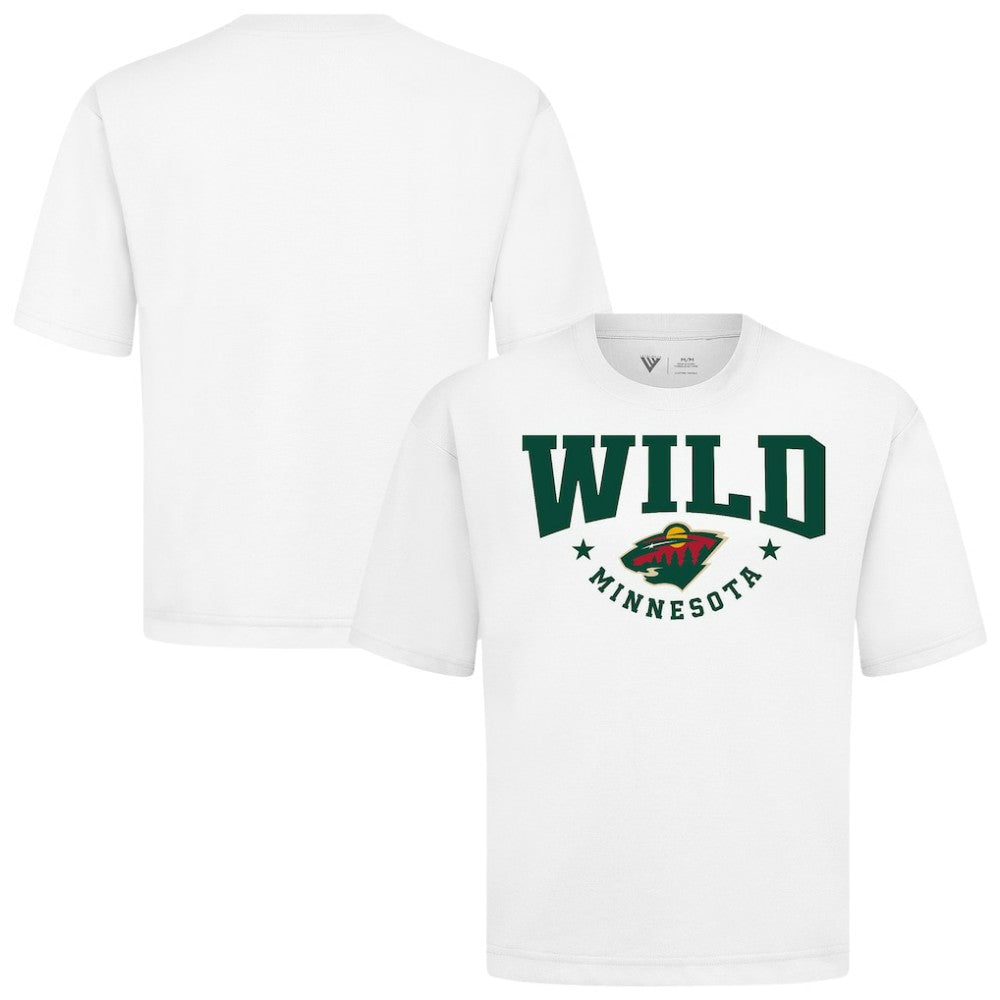 Minnesota Wild Levelwear Luxe Signature Knit T-Shirt - White T-shirts